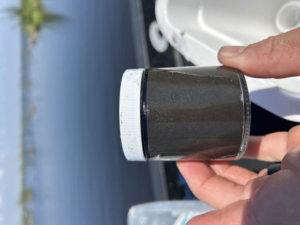 Muck buildup on Lake Okeechobee bottom